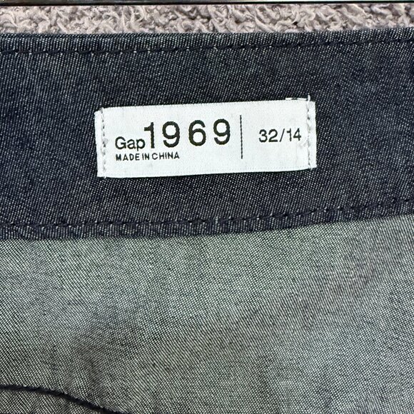 Banana Republic Chambray Denim 12" Bermuda Shorts - Picture 5 of 5